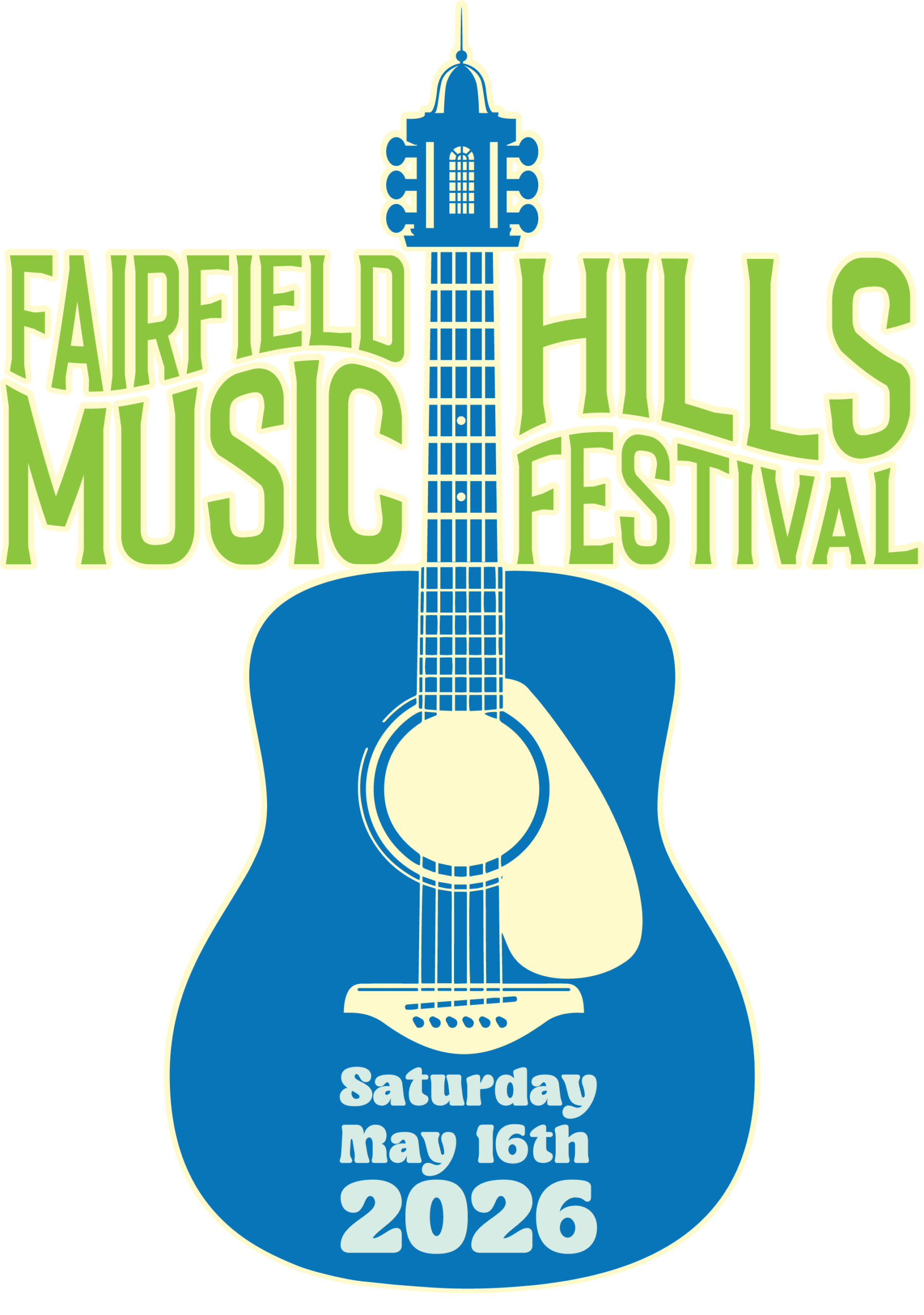 Fairfield Hills Music Festival Guitar Logo